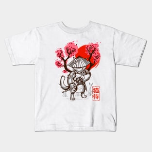 Samouraï Cat Kids T-Shirt